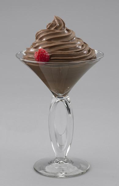 Whipped cream chocolate mousse
