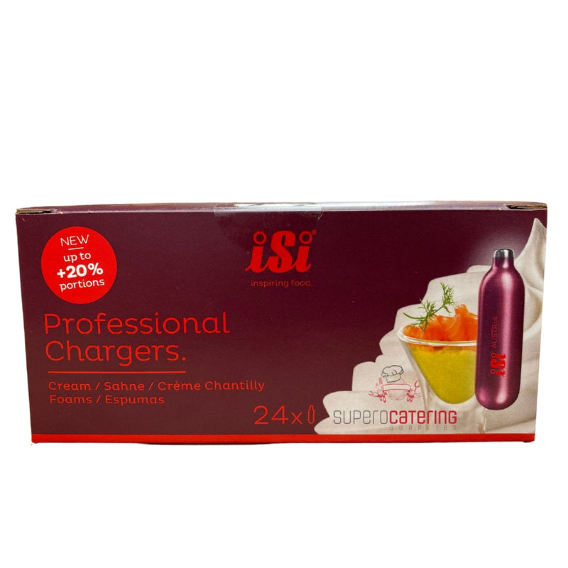 600 iSi cream chargers. Boxes of 24 (Business only)